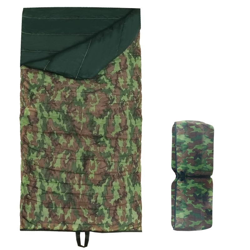 Saco De Dormir Ou Colchonete Para Acampamento 2 Em 1 Camping Pesca Retiro 190x60cm