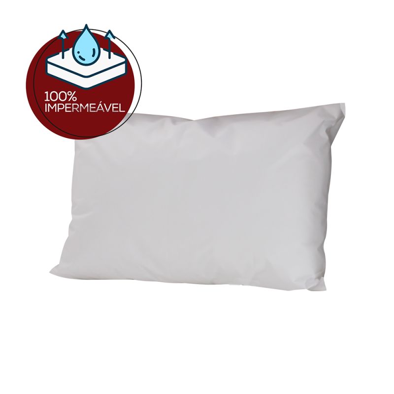 Capa Protetor de Travesseiro 100% Impermeável Antialérgico 50x70cm