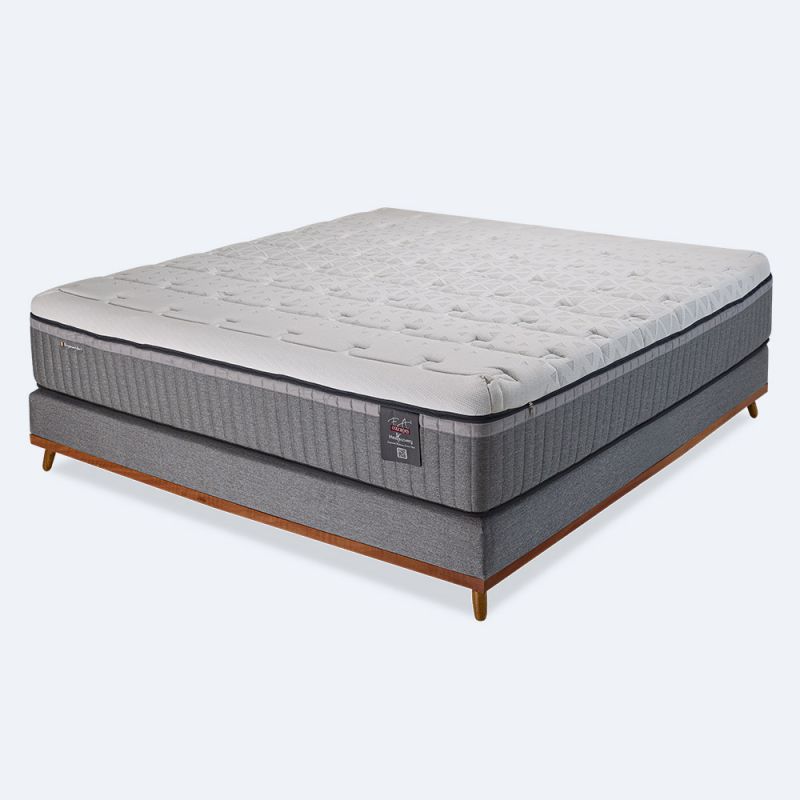 Cama Box Casal Max Recovery Molas Ensacadas HCell e Viscoelástica 138x188cm  F.A. Colchões