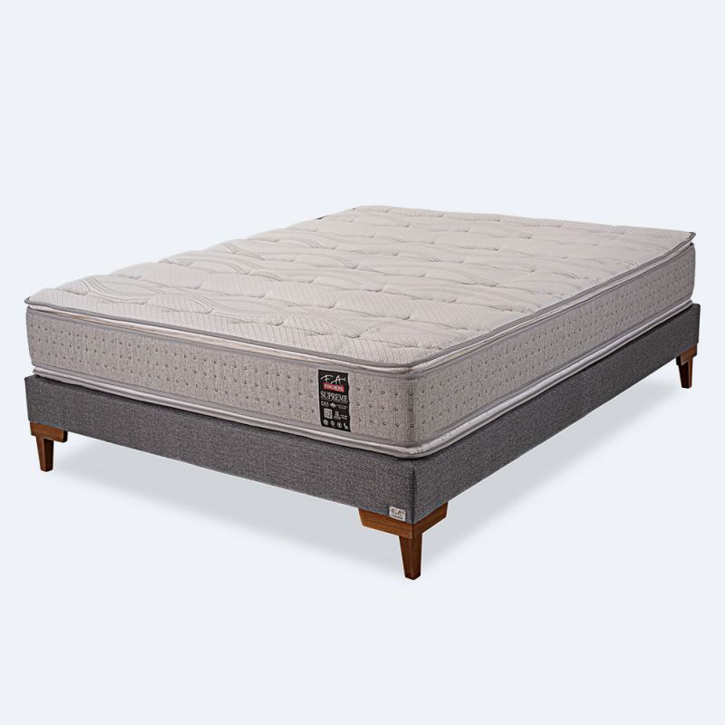 Colchão e Box Viúva Espuma D33 Viscoelástica 108x198x62cm - Supreme