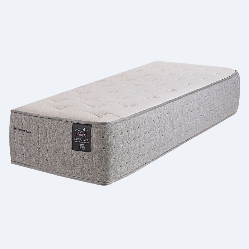 Colchão Twin Espuma Viscoelástica Molas Ensacadas 97x203x36 - MemoGel 