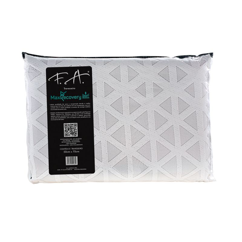 Travesseiro Espuma Hcell High Resilience Premium 50x70cm - Max Recovery