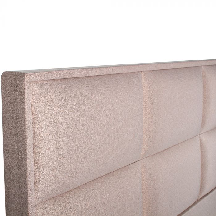 Cabeceira Para Cama Box Casal 138x127cm - Linho Bege