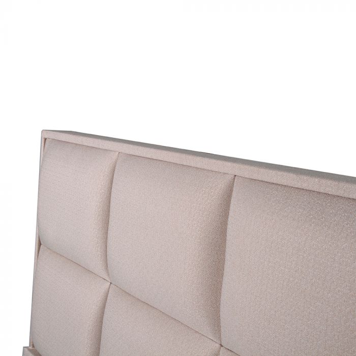 Cabeceira Para Cama Box Casal 138x127cm - Linho Bege