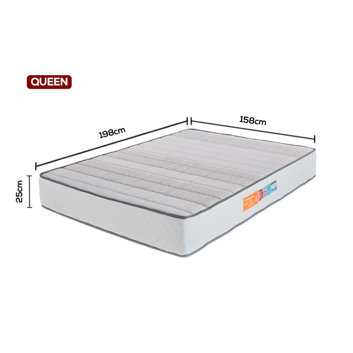 Colchão Queen 158x198x25cm Espuma D33 - Fit - FA Colchões