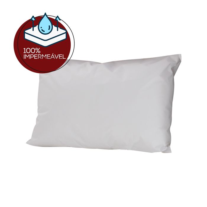 Capa Protetor de Travesseiro 100% Impermeável Antialérgico 50x70cm