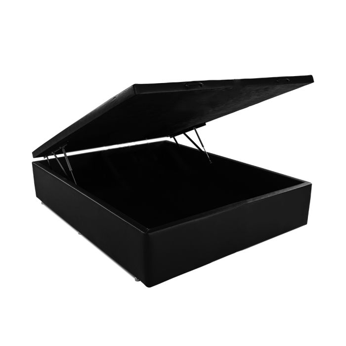 Cama Box com Baú Casal Molas Ensacadas 138x188x67cm - Top Suport
