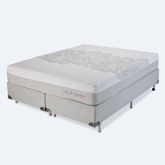 Colchão e Box King Espuma SoftGel Wave System 193x203x63cm - NUV