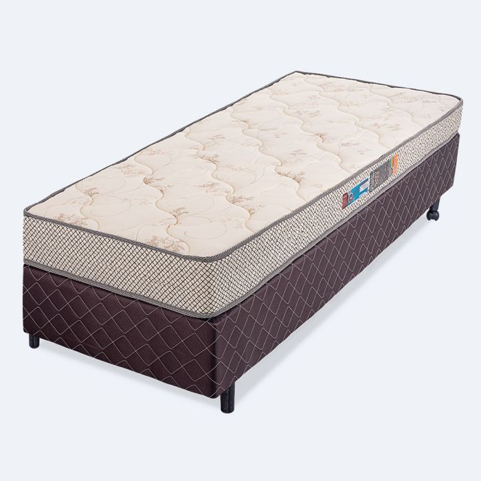 Colchão e Box Solteiro 88x188x51 cm Espuma D33 - Ícaro