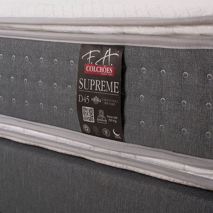 Colchão Twin 97x203x28cm Espuma D45 Viscoelástica Supreme - FA Colchões