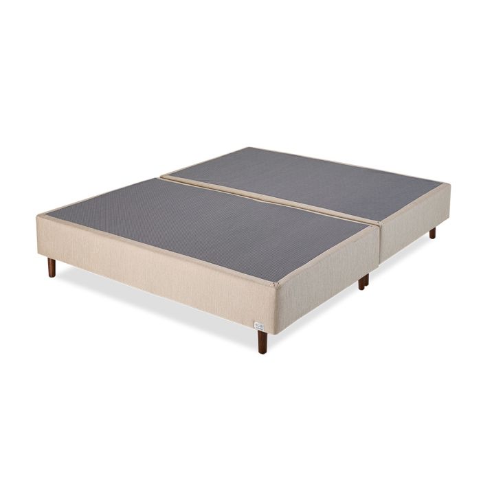 Cama Box Bege Queen 158x198x34 - F.A. Colchões