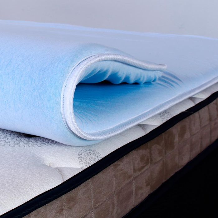 Topper Casal 138x188cm Espuma Viscoelástica Gel Sense