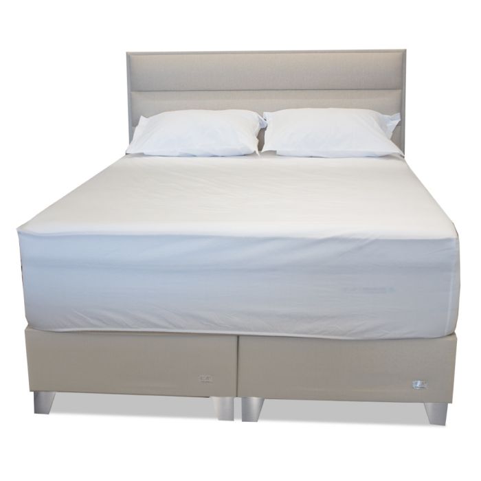 Jogo de Cama King Percal 180 Fios Branco 193x203 3 Peças - Sereno